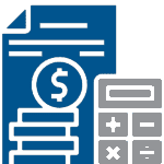 cost and complexity savings icon