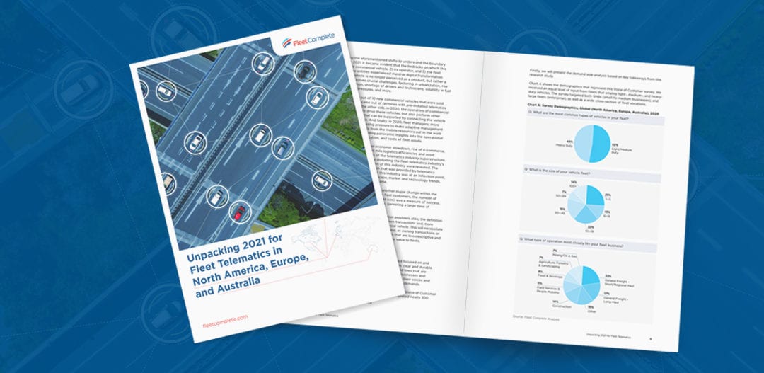 Fleet Complete’s 2021 Outlook Report Reveals Key Insights Into Shifting Telematics Industry