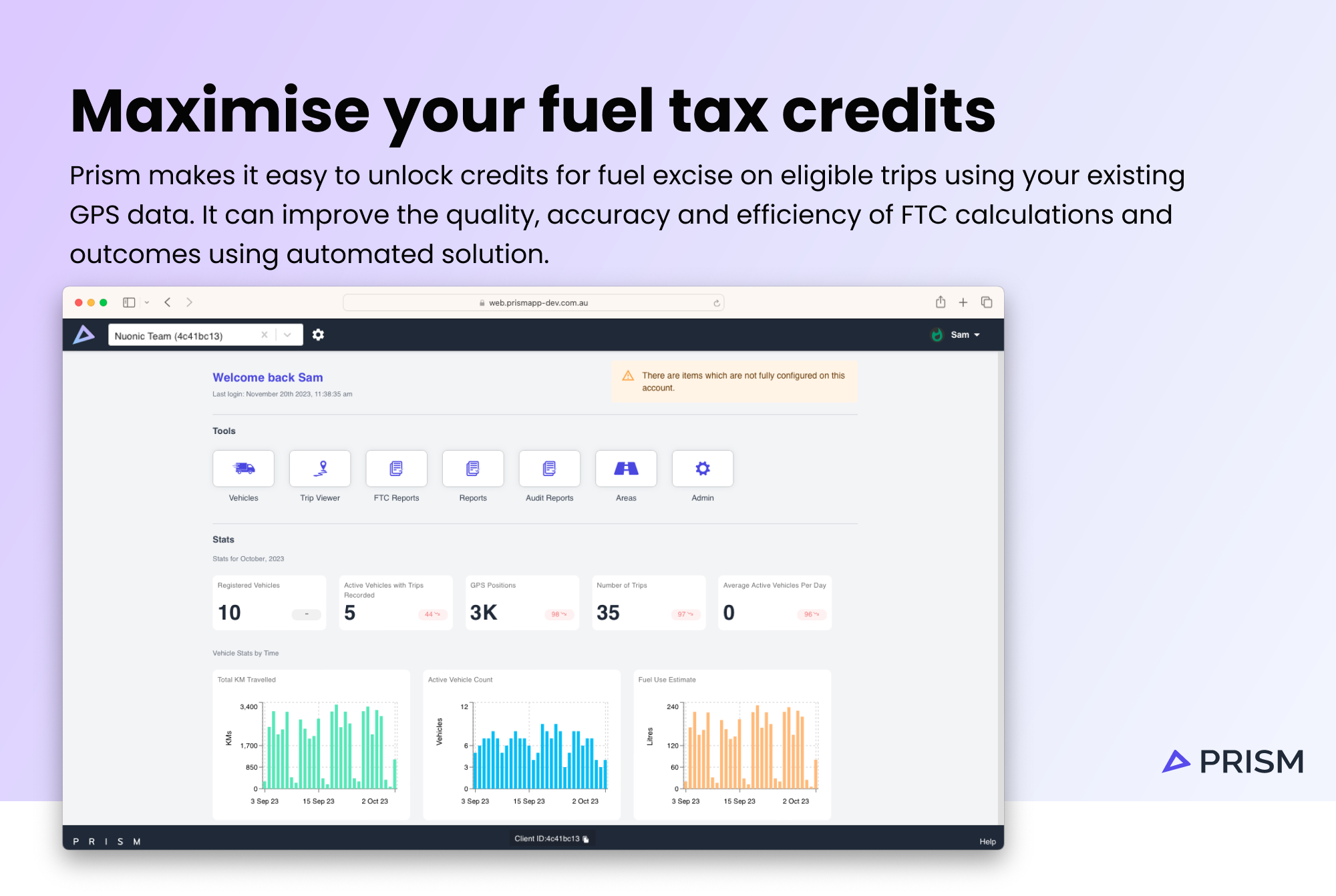 Fuel Tax Credits Automate Icon